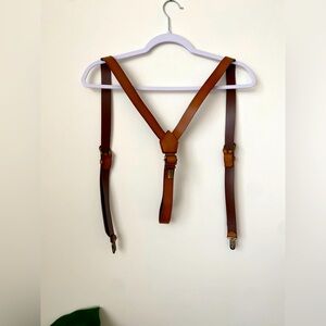 LEATHER SUSPENDERS